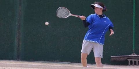 【ソフトテニス部女子】さよなら、“最強の４年生”　小林成美は、最後の団体出場なし。試合後、真っ先に口にしたのは「同期への感謝」だった