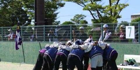 【ソフトテニス部女子】『岡山インカレこぼれ話』／森本彩鼓、カトモリ解散を控え複雑な思い。団体振るわずも、ダブルス最後は笑顔で楽しんだ