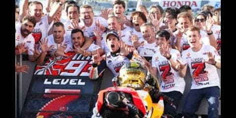 マルケスが25歳で５度目の戴冠。ドゥーハンに並び、ロッシを上回った