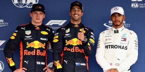 【F1 メキシコGP】リカルドが逆転でモナコGP以来のポールポジションを獲得