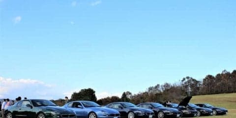 生誕20周年の 3200GT をフィーチャー、富士山のふもとに集合…マセラティデイ2018