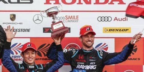 【SUPER GT 最終戦】RAYBRIG NSXの山本尚貴&ジェンソン・バトン、GT500ドライバーズタイトルを獲得…ホンダ勢8年ぶり