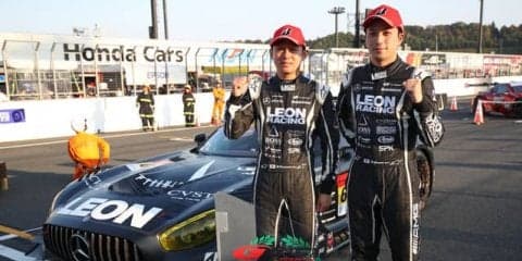 【SUPER GT 最終戦】GT300クラスはLEON CVSTOS AMG 黒澤治樹＆蒲生尚弥が今季初優勝、逆転でシリーズタイトルも獲得