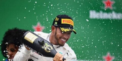 【F1 ブラジルGP】2連勝目前にフェルスタッペンが接触、ハミルトンが今季10勝目