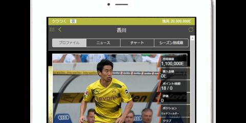 世界4大リーグ＆UEFAチャンピオンズリーグの選手が登場！サッカーゲーム「クラブつくーる！」配信開始