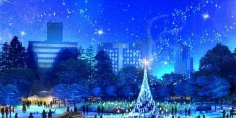 三菱 アウトランダーPHEV、イルミネーションイベントで2万2500球のLEDに給電