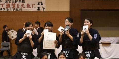【剣道部女子】 全関西を３位で終え、全日本に照準合わせる