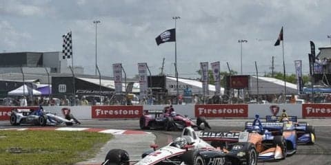 【INDYCAR 開幕戦】2年ぶりの王座狙うニューガーデンが先勝…10年目の琢磨は不運なトラブルで初戦完走ならず