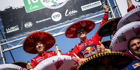 WRCメキシコ：オジエ「ホッとしたとは言えない」イベント後記者会見