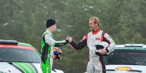 シュコダ、ロバンペラ親子の対決動画を公開