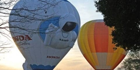桜咲く渡良瀬で“熱い”空中戦…熱気球ホンダグランプリ2019が開幕