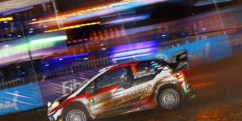 WRCアルゼンチン：市街地スーパーSSでラリーが開幕、タナックがベストタイムで首位に立つ