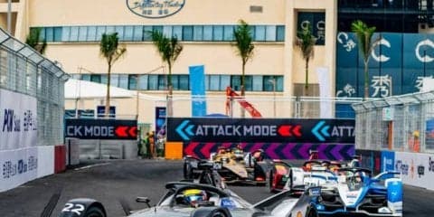 【フォーミュラE】日産が初の表彰台フィニッシュ…第6戦中国・三亜でオリバー・ローランドが2位に