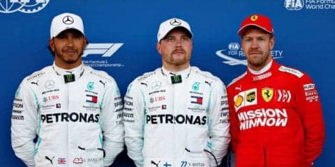【F1 アゼルバイジャンGP】ボッタスが大逆転でポールポジションを獲得