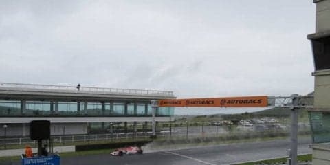 【スーパーフォーミュラ 第2戦】土曜日は雨と強風…予選は延期、方式を変更へ