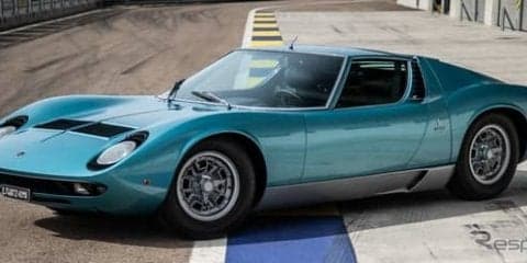 ランボルギーニのスーパーカー、ミウラ をフルレストア…ライトブルーの生産台数は6台のみ
