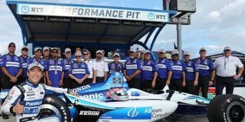 【INDYCAR 第9戦】佐藤琢磨、今季2回目のポールポジション獲得を決める…マシンはかなり快調な様子で決勝も期待大