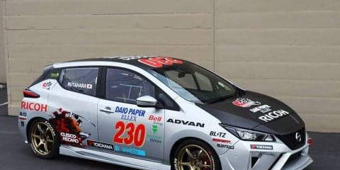 奴田原文雄参戦のパイクスピークEVチャレンジ、日産リーフの準備が完了
