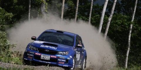 全日本ラリーカムイ：初日は新井大輝が総合首位に立つ