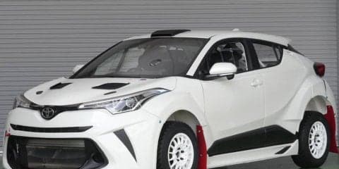 クスコレーシング、次期ラリーマシンC-HRを発表