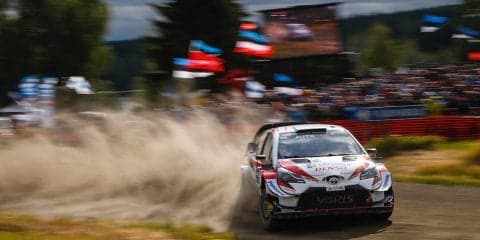 WRCフィンランド：接戦の競技2日目はトヨタのラトバラが首位。勝田はWRC2の3番手