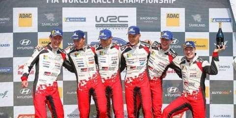 WRCドイツ：タナックがラリードイツ三連覇。トヨタ・ヤリスWRCが表彰台を独占