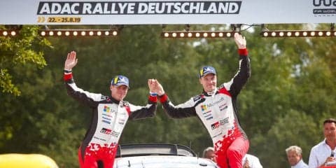 WRCドイツ：アンティラ「あの夜、7000人がヤリに落ち着け！ と言った」イベント後記者会見