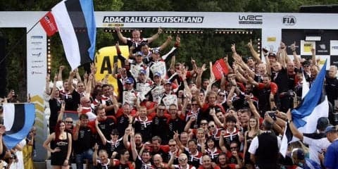 表彰台全部トヨタ！ ニャオキ＆ヒラのホゲホゲWRC＠ドイツ日記その5