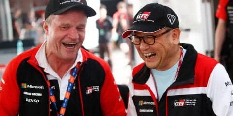 WRCラリージャパン開催決定に豊田章男総代表「絶対に負けたくない」、モリゾウもコメント発表