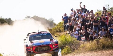 WRCスペイン：前年勝者のローブが初日トップ、オジエに痛恨のトラブル。勝田は9番手