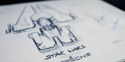 ポルシェが宇宙船をデザイン…映画『スター・ウォーズ』最新作に登場へ