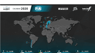 2020年のJWRCカレンダーが発表、チリほか全5戦