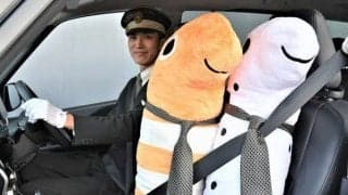 助手席にチンアナゴ、11月11日より京都に「チンアナタクシー」登場