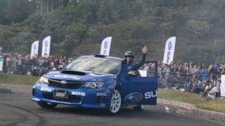 EJ20最後の年に約1000台のインプレッサが集結、ペターもデモランで箱乗り…スバル WRX ファンミーティング