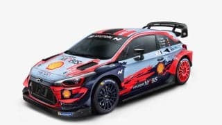 ヒュンダイがi20クーペWRCの2020年カラーリングを公開、タナックのナンバーは#8