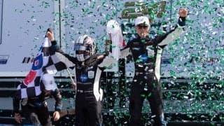小林可夢偉、デイトナ24時間レースで2年連続総合優勝を果たす