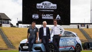 WRCラリーNZ、マウント・スマート・スタジアムでスーパーSS