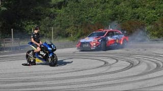 ソルド、イタリアで開催されたMoto GPとのイベントでi20クーペWRCをドライブ