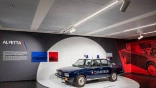 「制服を着たアルファロメオ」展---イタリア国家憲兵向け歴代車両