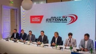 エストニア首相も会見に出席。国を挙げてWRC開催をバックアップ