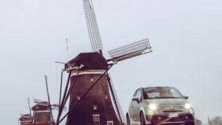 アバルト最強の「695」、欧州8か国走破ツアー再開…ブランド誕生70周年記念