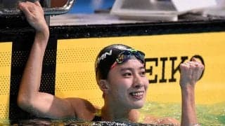 大橋悠依、女子MVPでファンに感謝　北島康介氏らと笑顔の3ショットに反響「綺麗です」