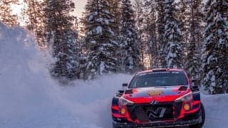 オリバー・ソルベルグがi20クーペWRCの初テストを実施