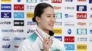 大橋悠依が笑顔満開。「もう泳げない」孤独感から脱出できた要因は