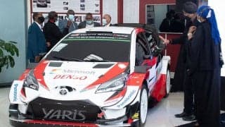 トヨタ・ケニア、WRCサファリに先駆けナイロビで2019年型ヤリスWRCを展示