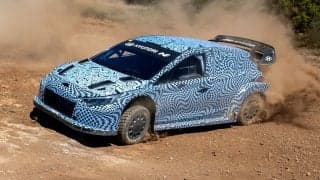 ヒュンダイがラリー1プロトタイプの写真を初公開。ベースはi20 N