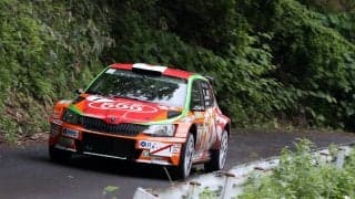 【速報】全日本ラリー丹後：初日、3本のベストタイムを刻んだ福永修がトップを快走！