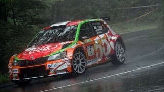 全日本ラリー丹後：初日は福永修が勝田範彦を逆転し首位に立つ