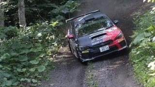 全日本ラリーカムイ：スバルの鎌田卓麻が競技初日をトップで終える