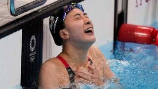 大橋悠依が個人メドレー2冠達成！　「女子初めては嬉しい」「お姉さん方に助けられた」